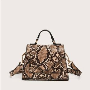 BRAND NEW Snakeskin Satchel Bag